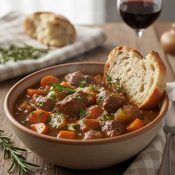 Savory Sunday Lamb & Sweet Potato Stew recipe