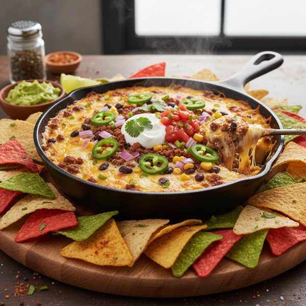 Savory Super Nacho Dip recipe