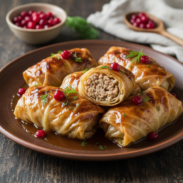 Savory Swedish Cabbage Rolls recipe