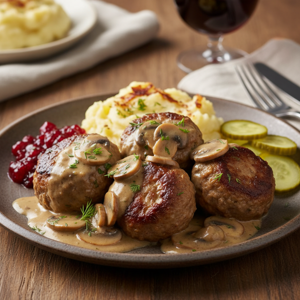 Savory Swedish Comfort Meatballs recipe