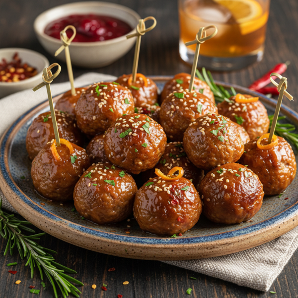 Savory Sweet Cocktail Meatballs recipe