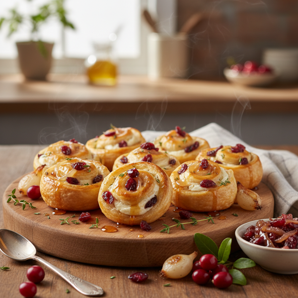 Savory Sweet Cream Cheese & Onion-Cranberry Bites recipe