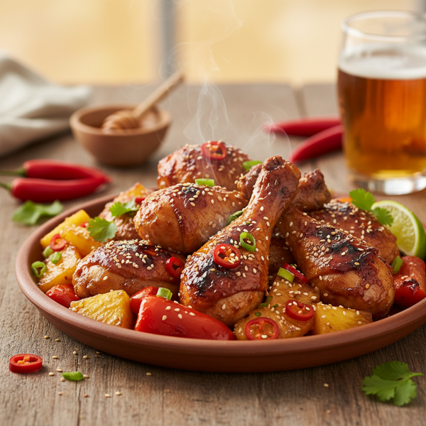 Savory Sweet Fire Chicken Delight recipe