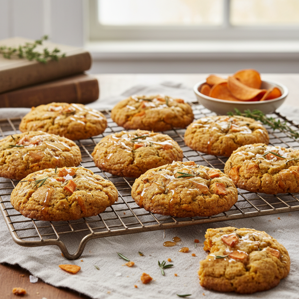 Savory Sweet Potato Chip Cookies recipe