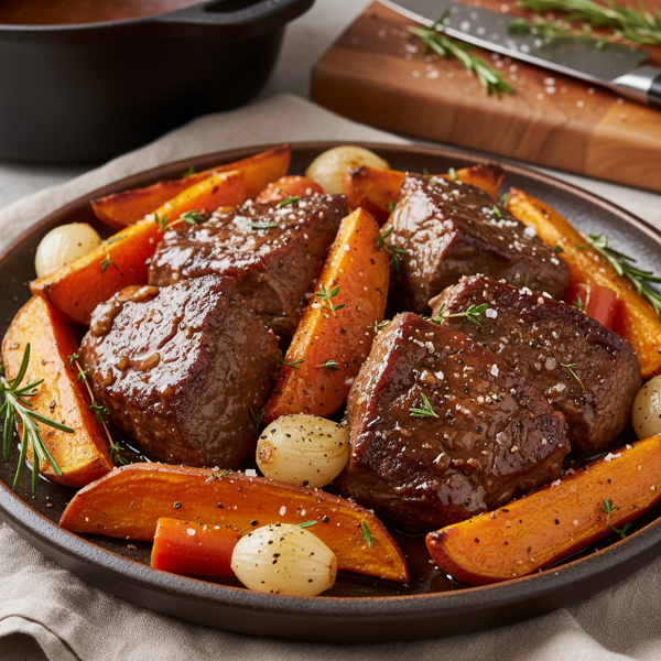 Savory Sweet Potato Chuck Roast recipe