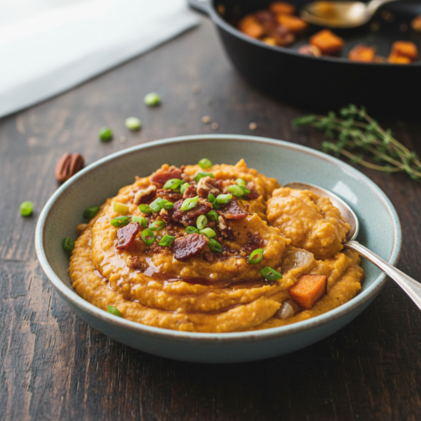 Savory Sweet Potato Grits Delight recipe