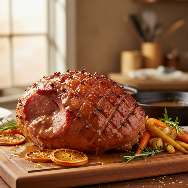 Savory Sweet Roast Ham recipe
