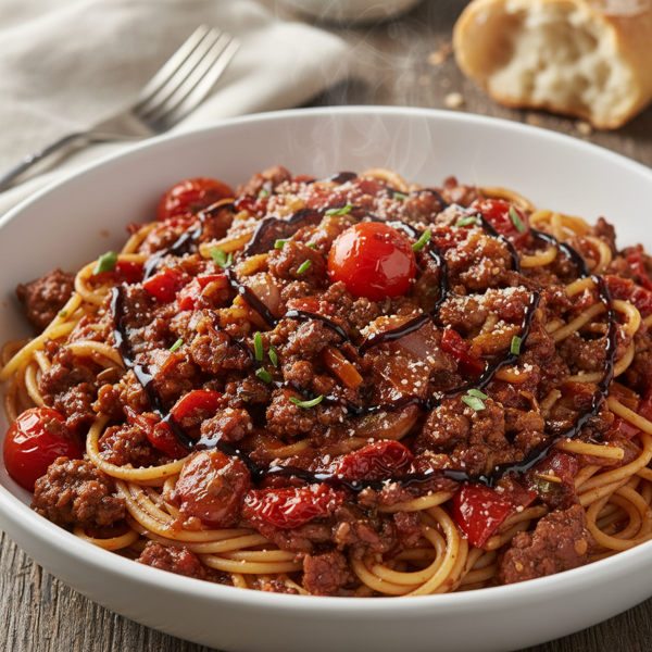 Savory Sweet Spaghetti Sauce recipe