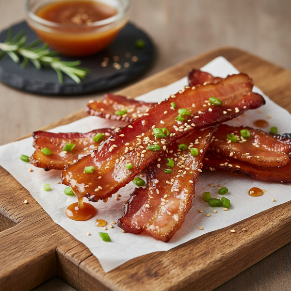 Savory Sweet Sticky Bacon Delight recipe