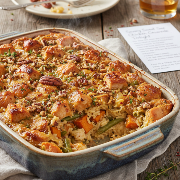 Savory Sweet Sue Chicken Casserole Delight recipe