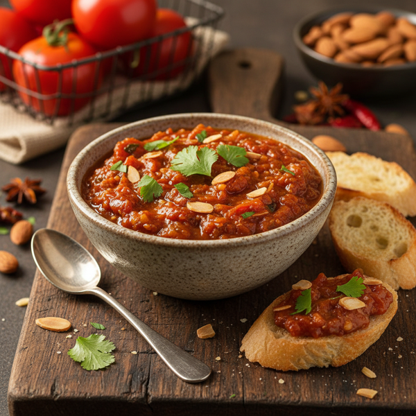 Savory Sweet Tomato & Almond Chutney recipe