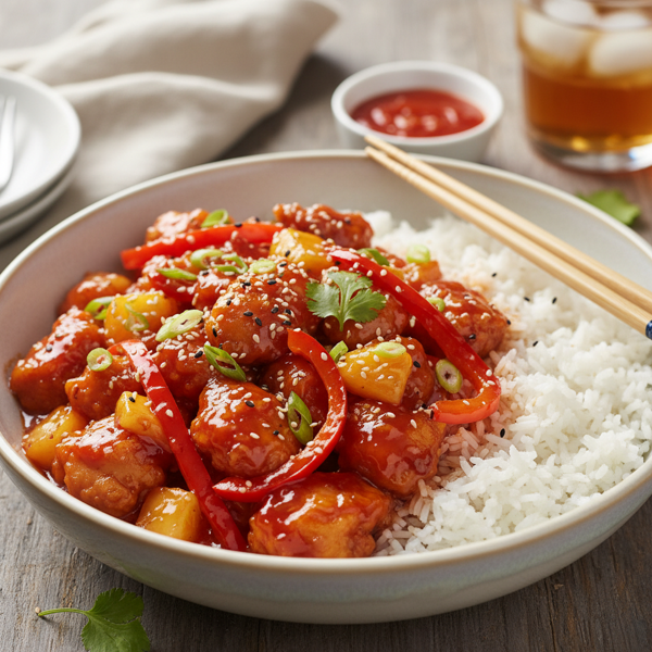 Savory Sweet & Sour Chicken Delight recipe