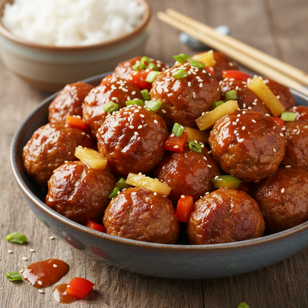 Savory Sweet & Sour Meatball Delight recipe