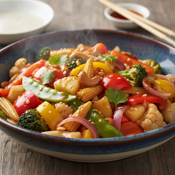 Savory Sweet & Sour Vegetable Medley recipe