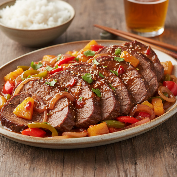 Savory Sweet and Sour Chuck Roast recipe