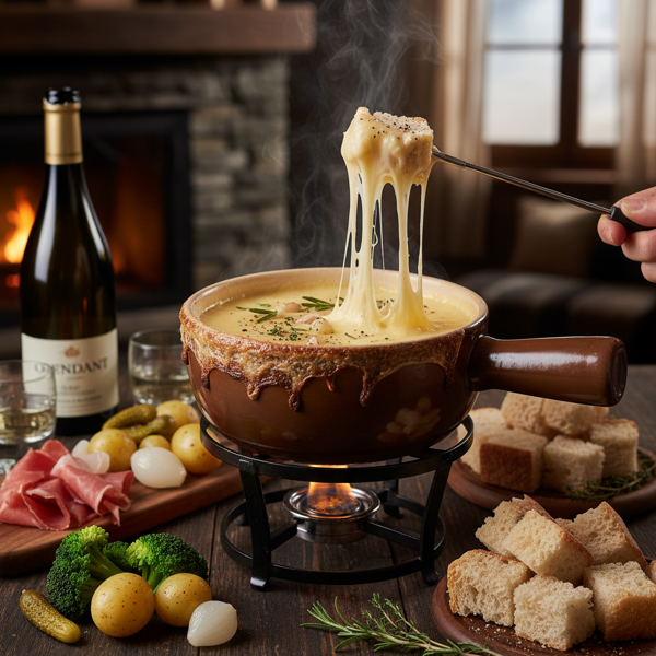 Savory Swiss Cheese Fondue Delight recipe