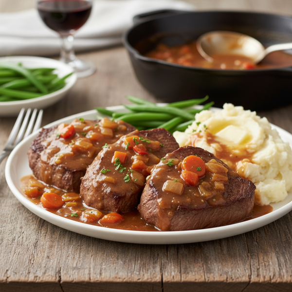 Savory Swiss Steak Delight recipe