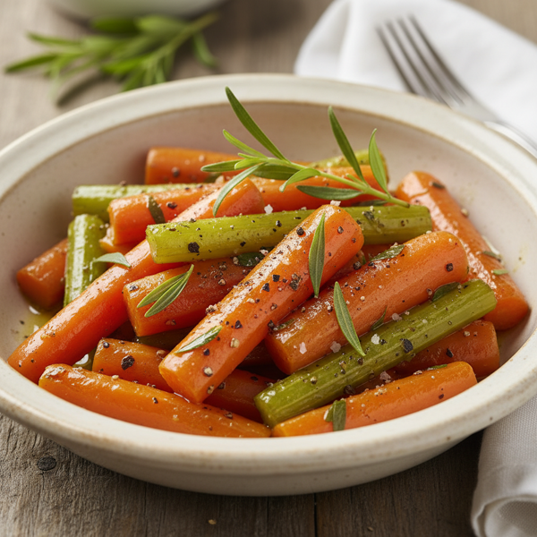 Savory Tarragon-Infused Carrots and Celery recipe