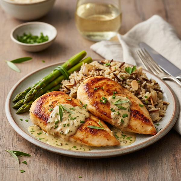 Savory Tarragon-Infused Chicken Delight recipe