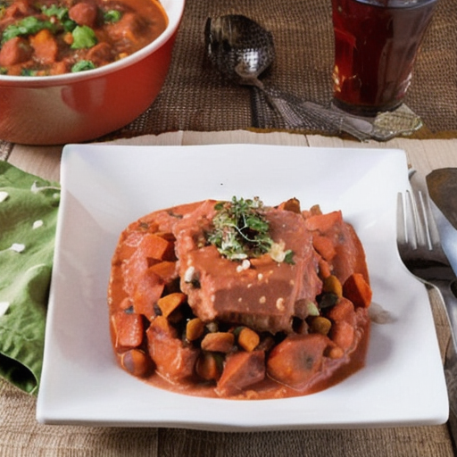 Savory Tempeh Paprikash Stew recipe