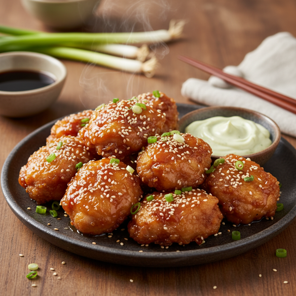 Savory Teriyaki-Style Chicken Karaage recipe