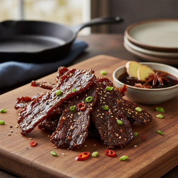 Savory Teriyaki Beef Jerky recipe