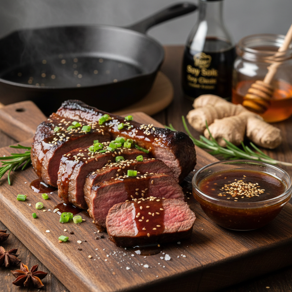 Savory Teriyaki Marinade for Venison Backstrap recipe