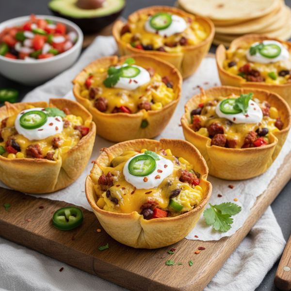 Savory Tex-Mex Breakfast Cups recipe