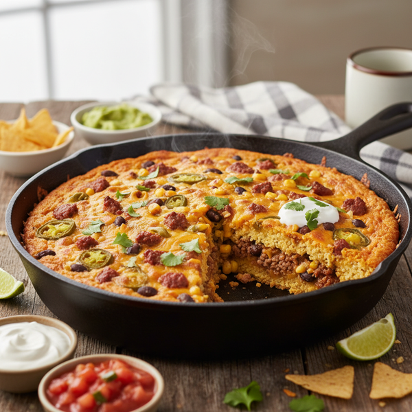 Savory Tex-Mex Cornbread Delight recipe