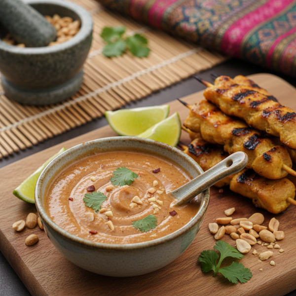 Savory Thai Peanut Dipping Sauce recipe