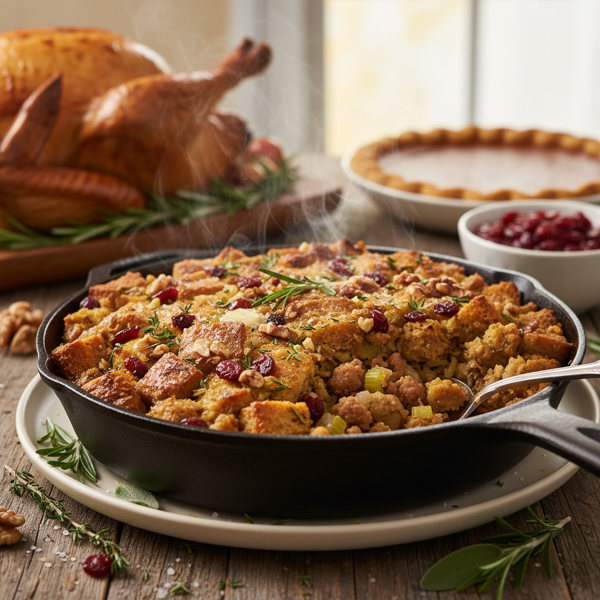 Savory Thanksgiving Stuffing Delight recipe