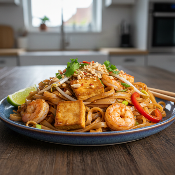Savory Tofu Pad Thai Delight recipe