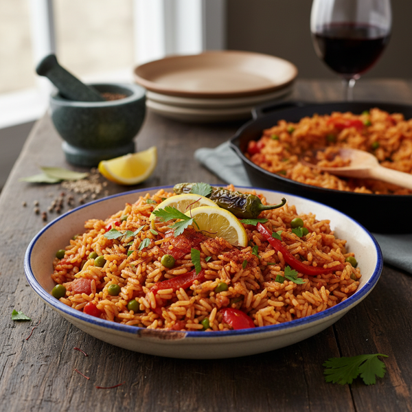 Savory Tomato-Spiced Spanish Rice recipe