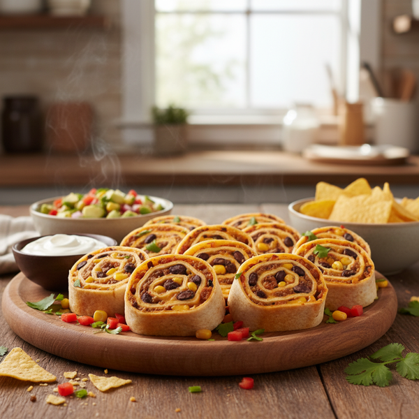Savory Tortilla Roll-Ups recipe