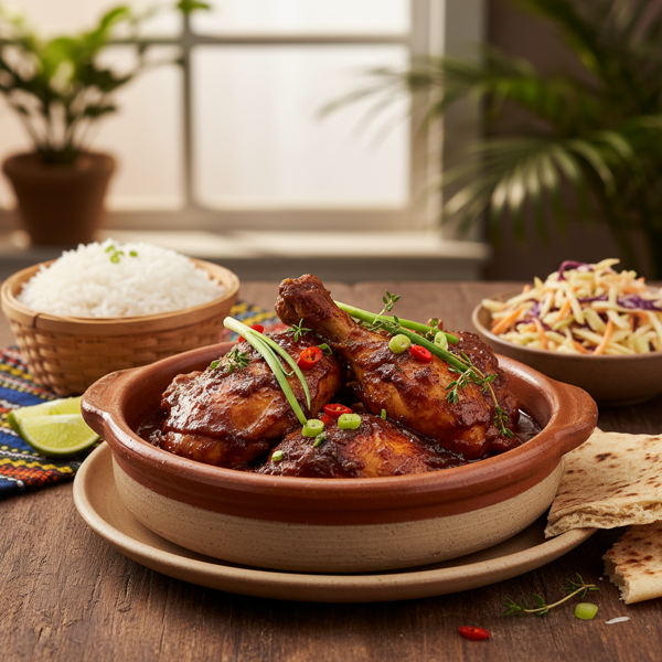 Savory Trinidadian Stewed Chicken Delight recipe