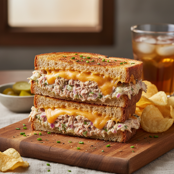 Savory Tuna Melt Sandwiches recipe