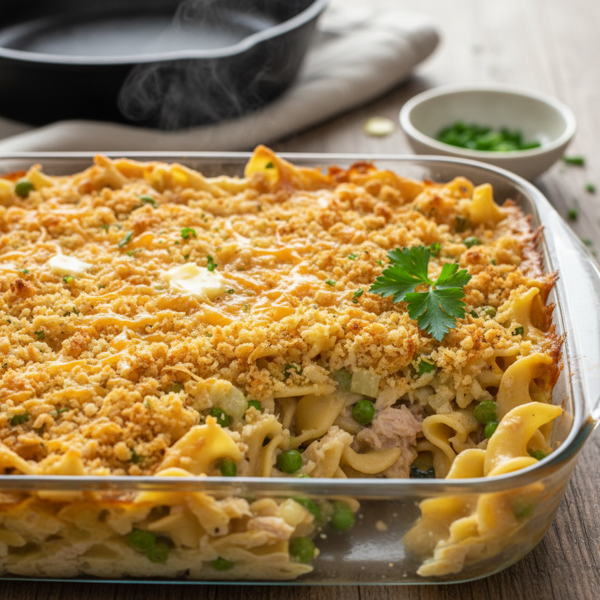 Savory Tuna Noodle Casserole Delight recipe