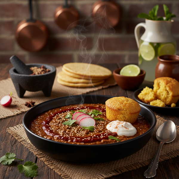 Savory Turkey Chili Mole Delight recipe