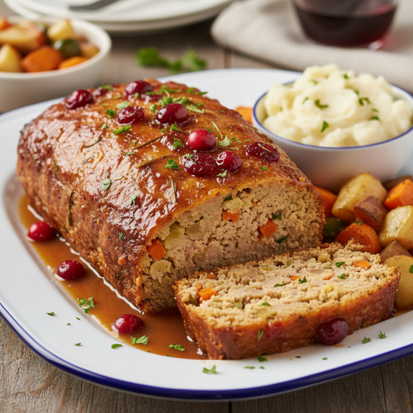 Savory Turkey Delight Meatloaf recipe