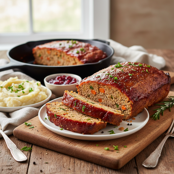 Savory Turkey Meatloaf Delight recipe