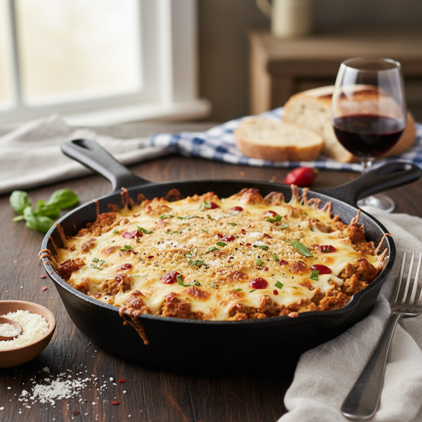 Savory Turkey Parmesan Delight recipe