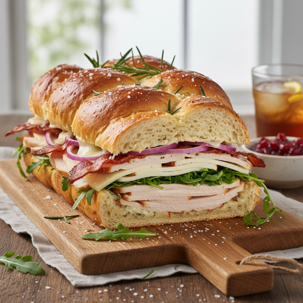 Savory Turkey Sandwich Loaf recipe