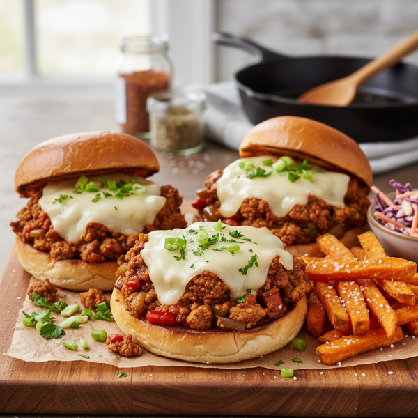 Savory Turkey Sloppy Toms recipe