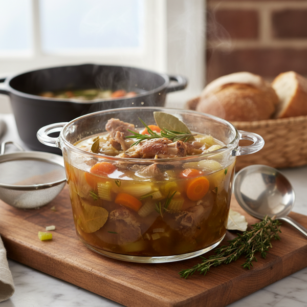 Savory Turkey Stock recipe