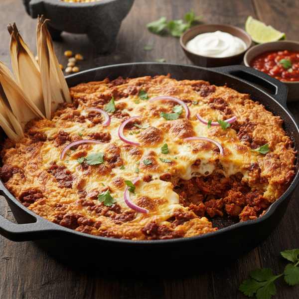 Savory Turkey Tamale Bake recipe