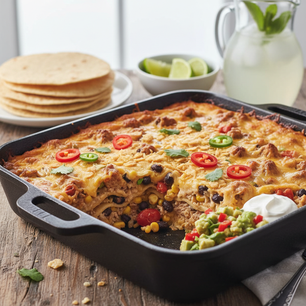 Savory Turkey Tex-Mex Bake recipe
