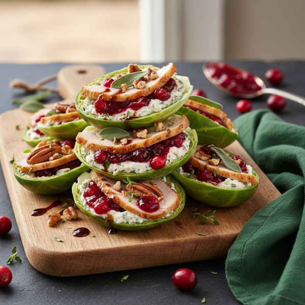 Savory Turkey and Cranberry Sprout Wraps recipe
