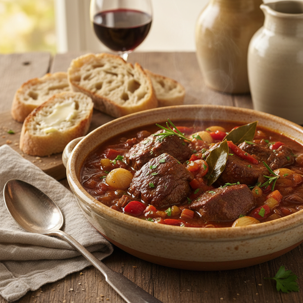 Savory Tuscan Beef Stew recipe
