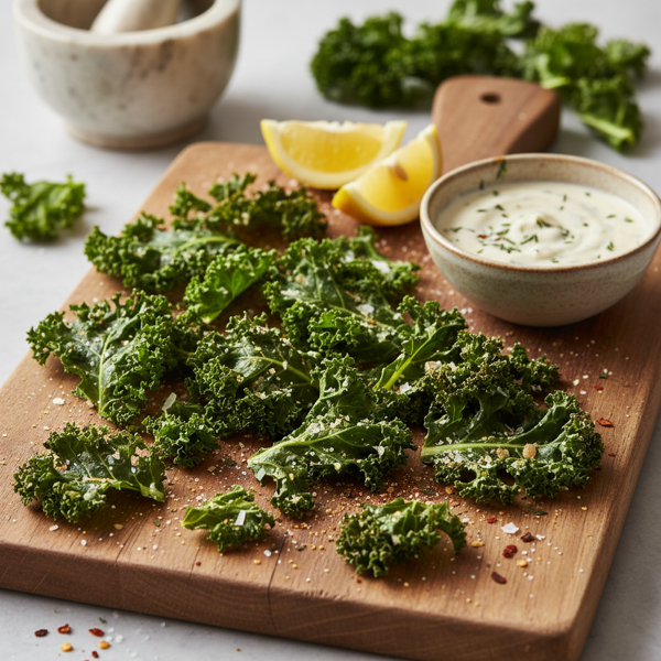 Savory Tuscan Kale Crisps recipe