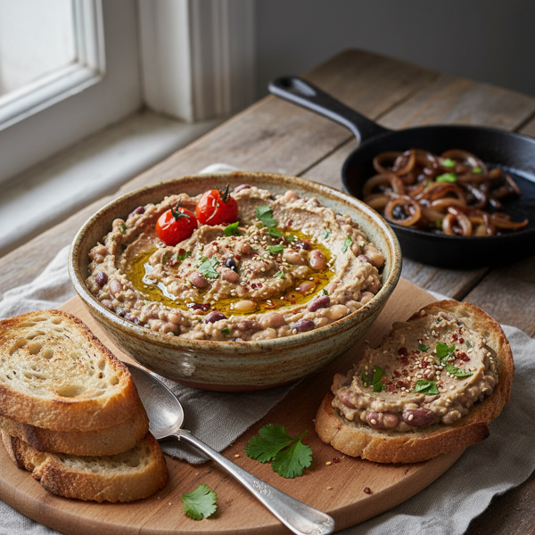 Savory Vegan Bean Delight Spread recipe